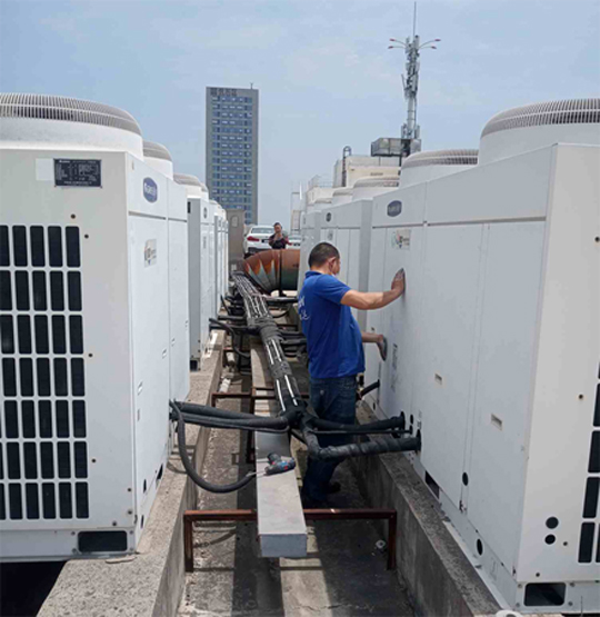 清河门中央空调制热和不制冷系统维修方法